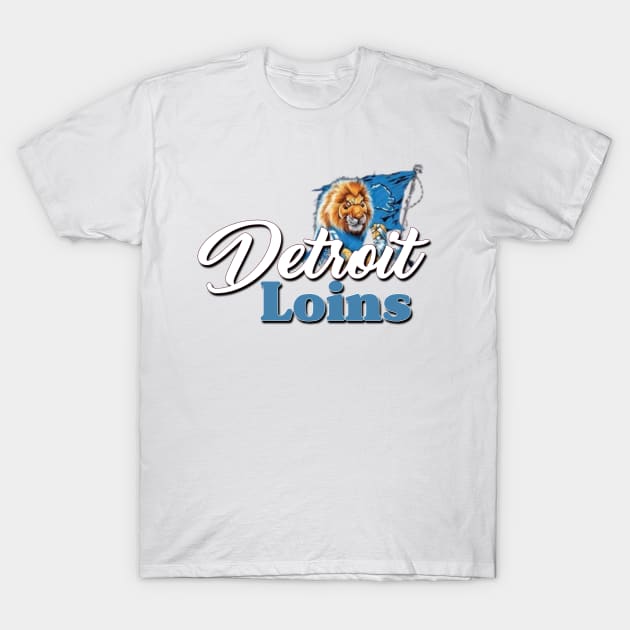 Detroit Loins T-Shirt by Light Up Glow 